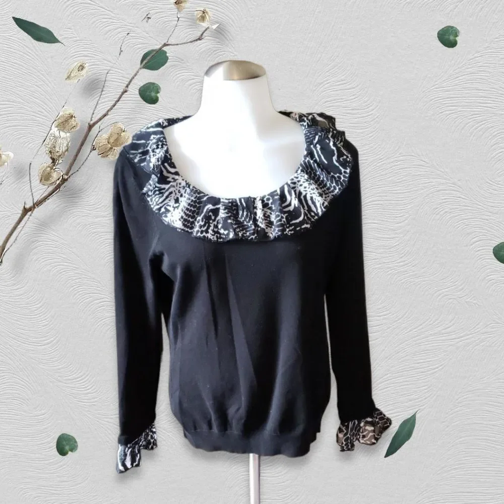 August Silk  Top - Large